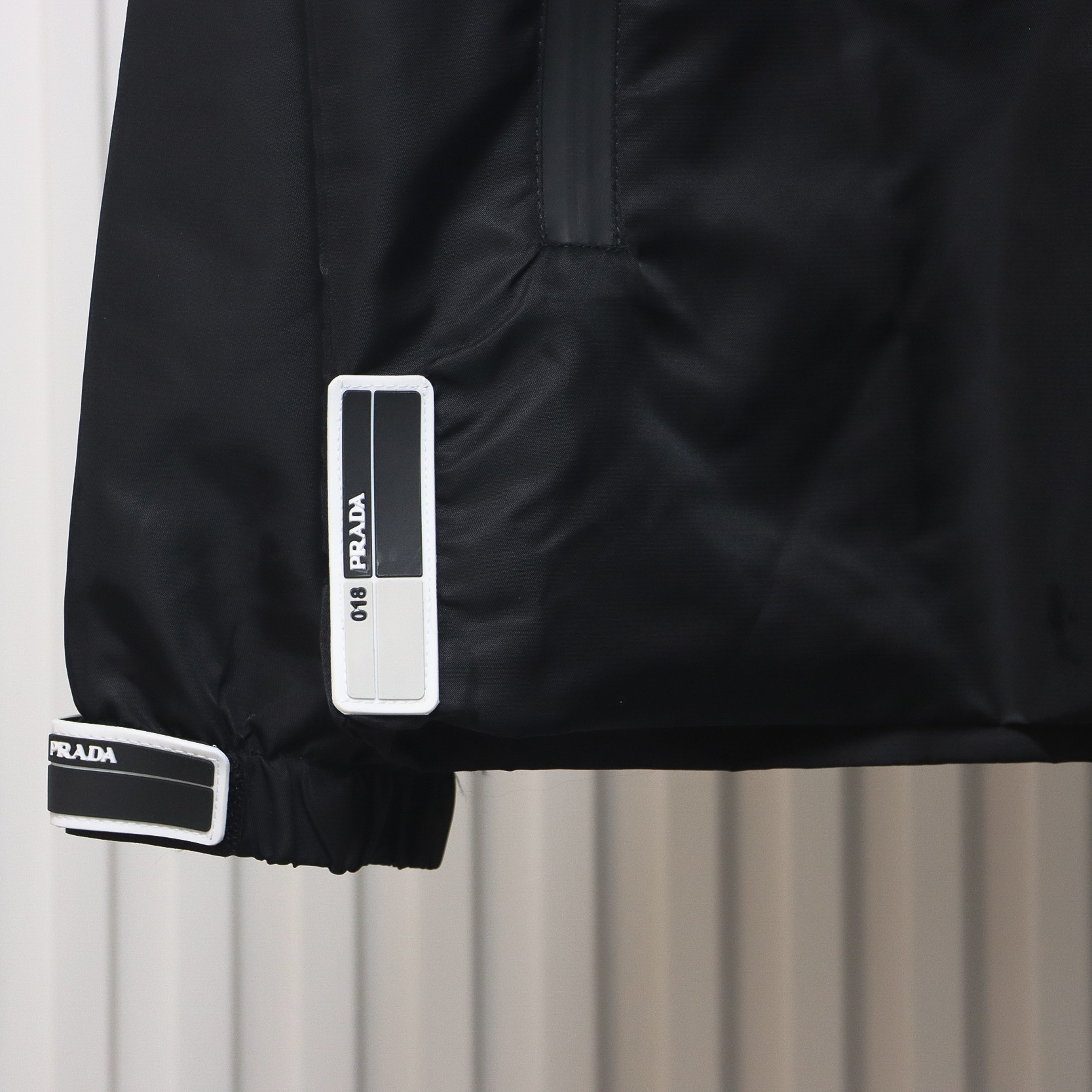 Prada Nylon Velcro Zip Jacket