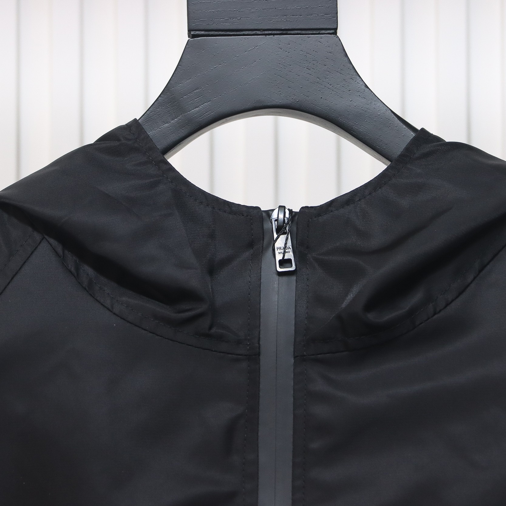 Prada Nylon Velcro Zip Jacket