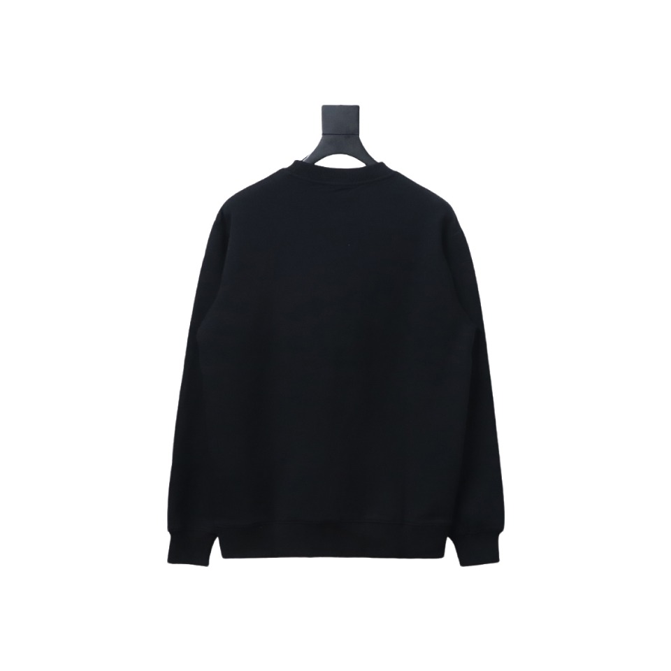 Prada Paneled Zip-Up Crew Neck Hoodie