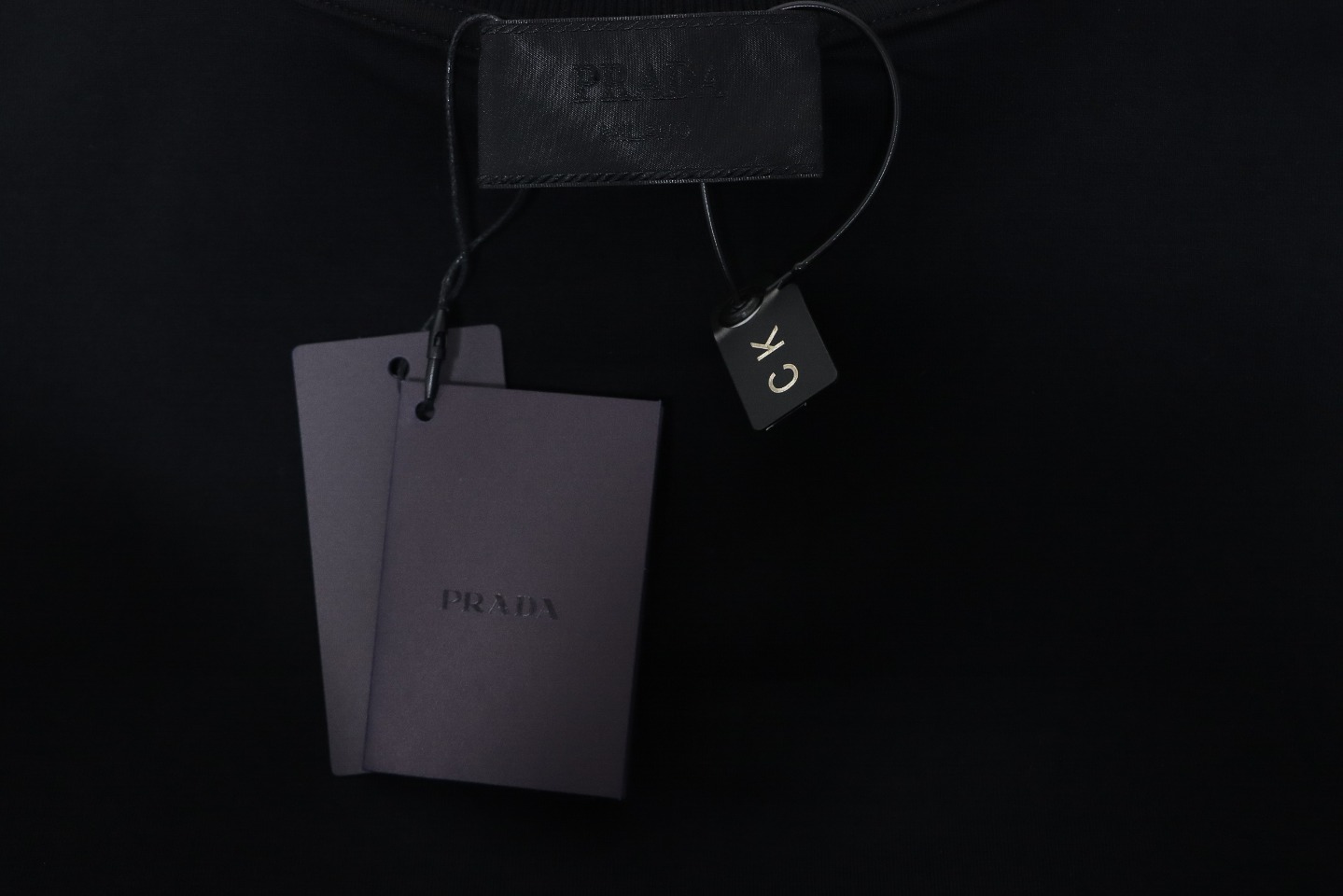 Prada Paneled Zip-Up Crew Neck Hoodie