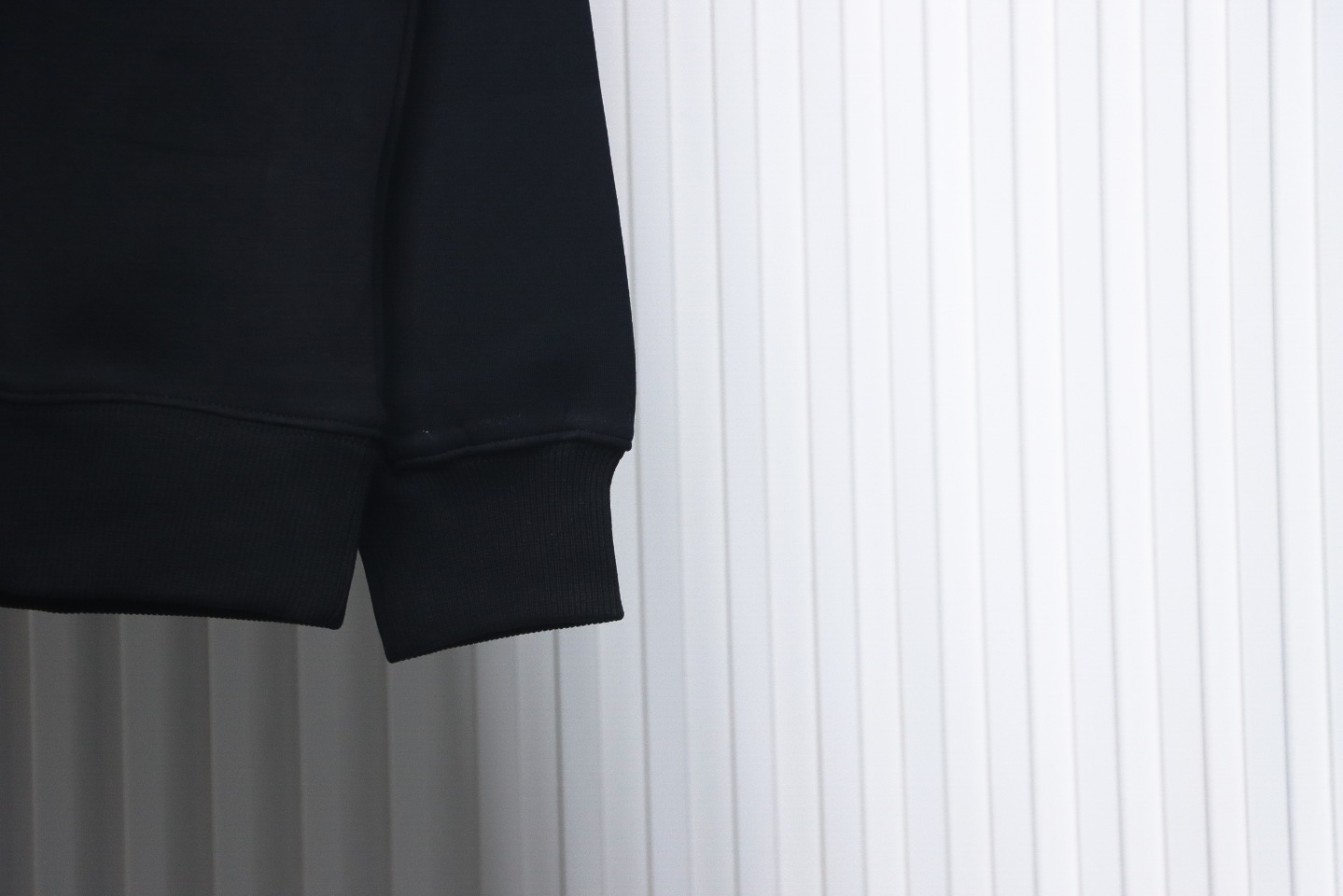 Prada Paneled Zip-Up Crew Neck Hoodie