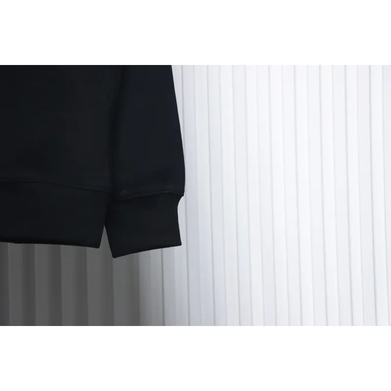 Prada Paneled Zip-Up Crew Neck Hoodie