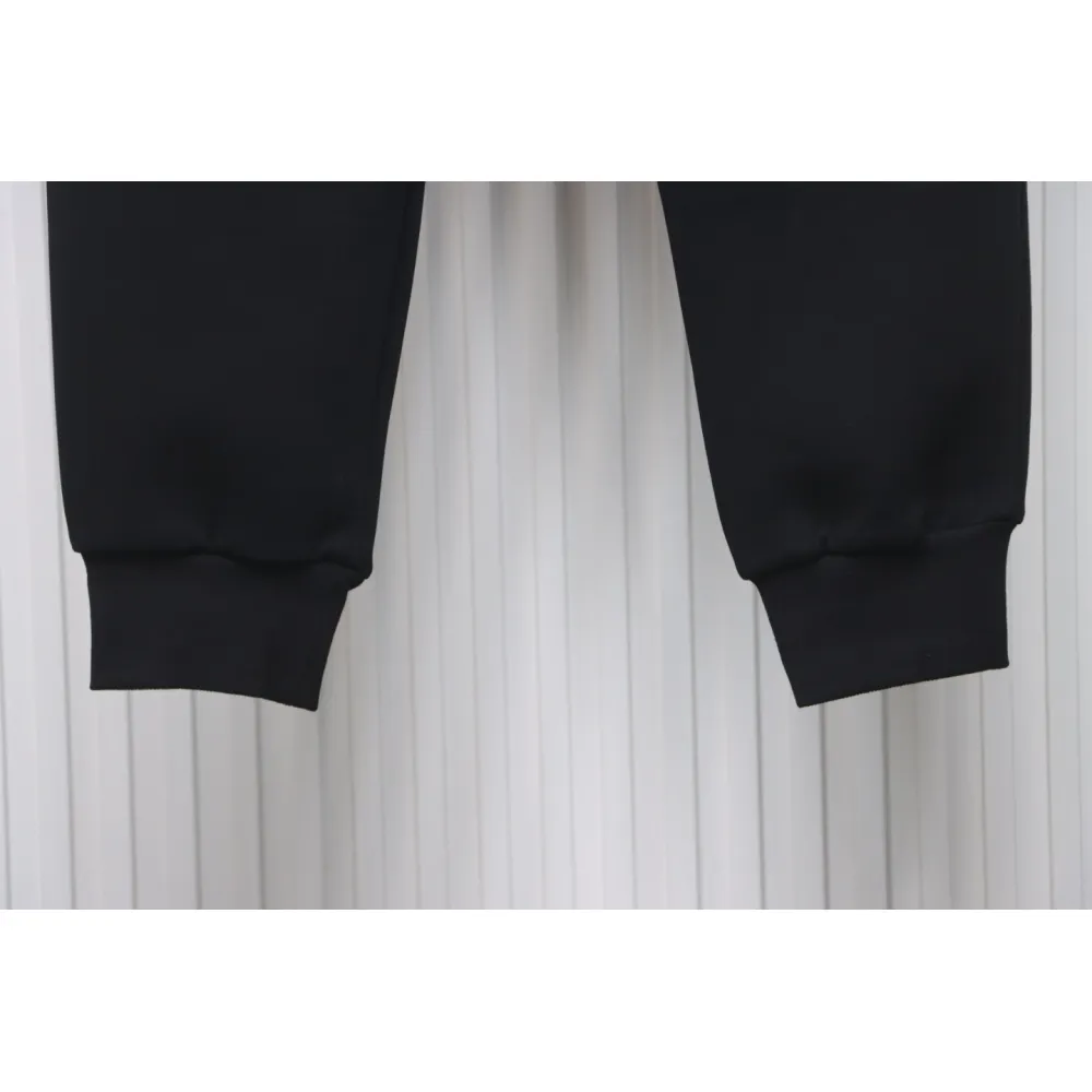 Prada Pocket Triangle Logo Cargo Trousers Black