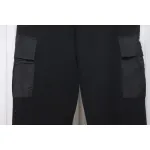 Prada Pocket Triangle Logo Cargo Trousers Black