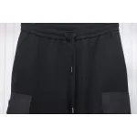 Prada Pocket Triangle Logo Cargo Trousers Black