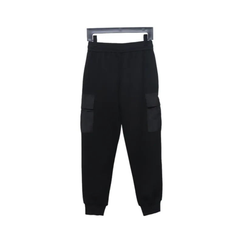 Prada Pocket Triangle Logo Cargo Trousers Black