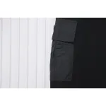 Prada Pocket Triangle Logo Cargo Trousers Black