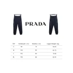 Prada Pocket Triangle Logo Cargo Trousers Dark Blue