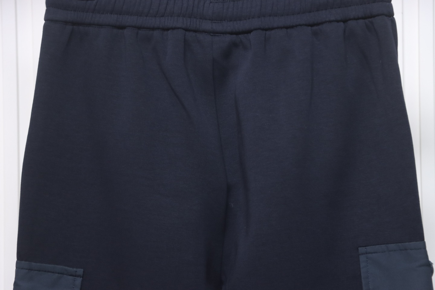 Prada Pocket Triangle Logo Cargo Trousers Dark Blue