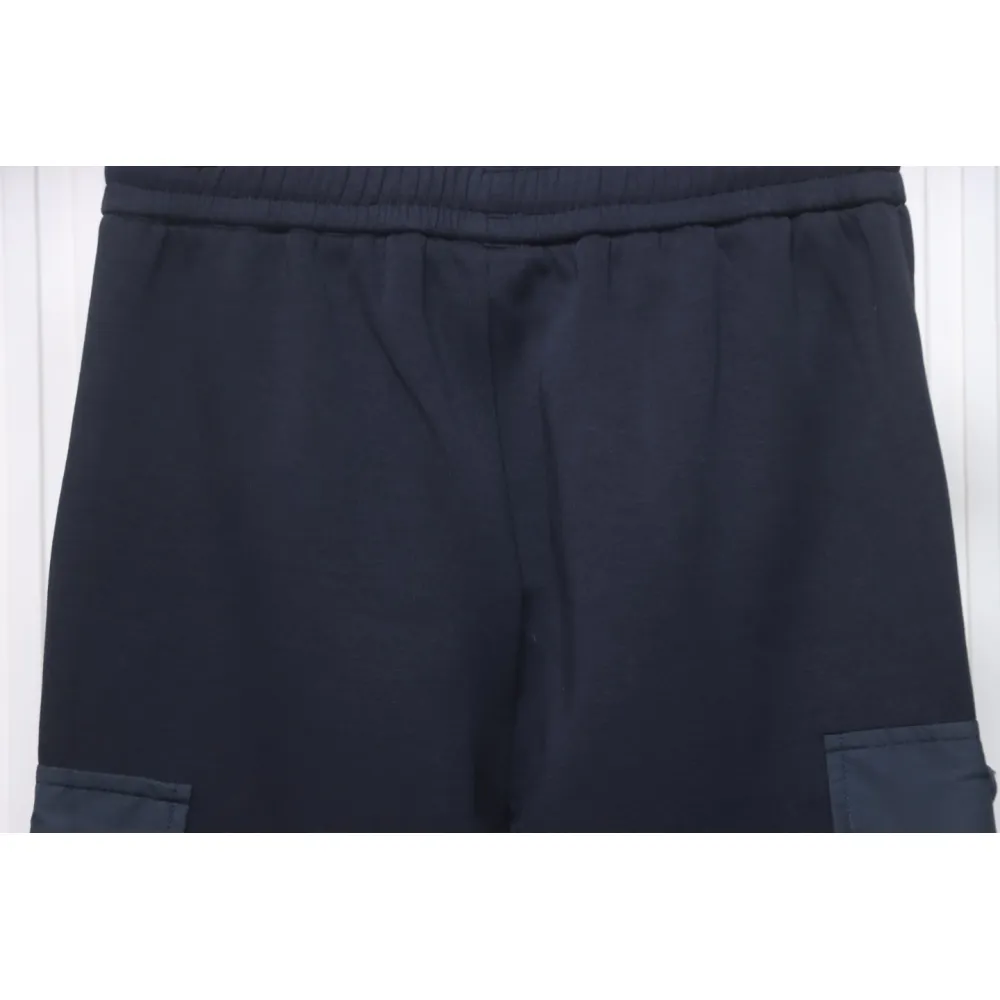 Prada Pocket Triangle Logo Cargo Trousers Dark Blue