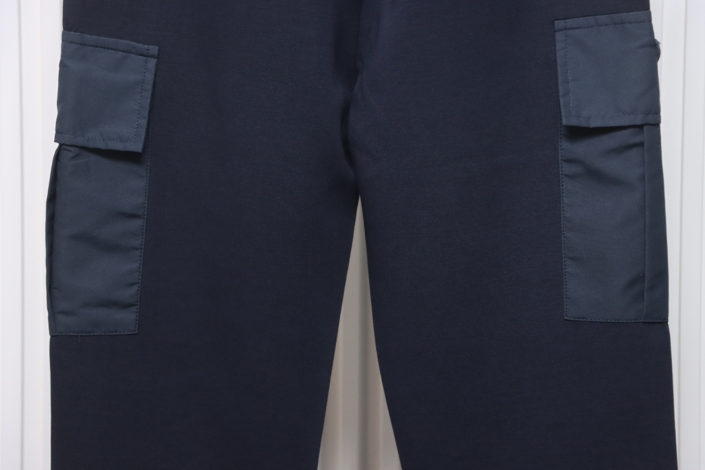 Prada Pocket Triangle Logo Cargo Trousers Dark Blue