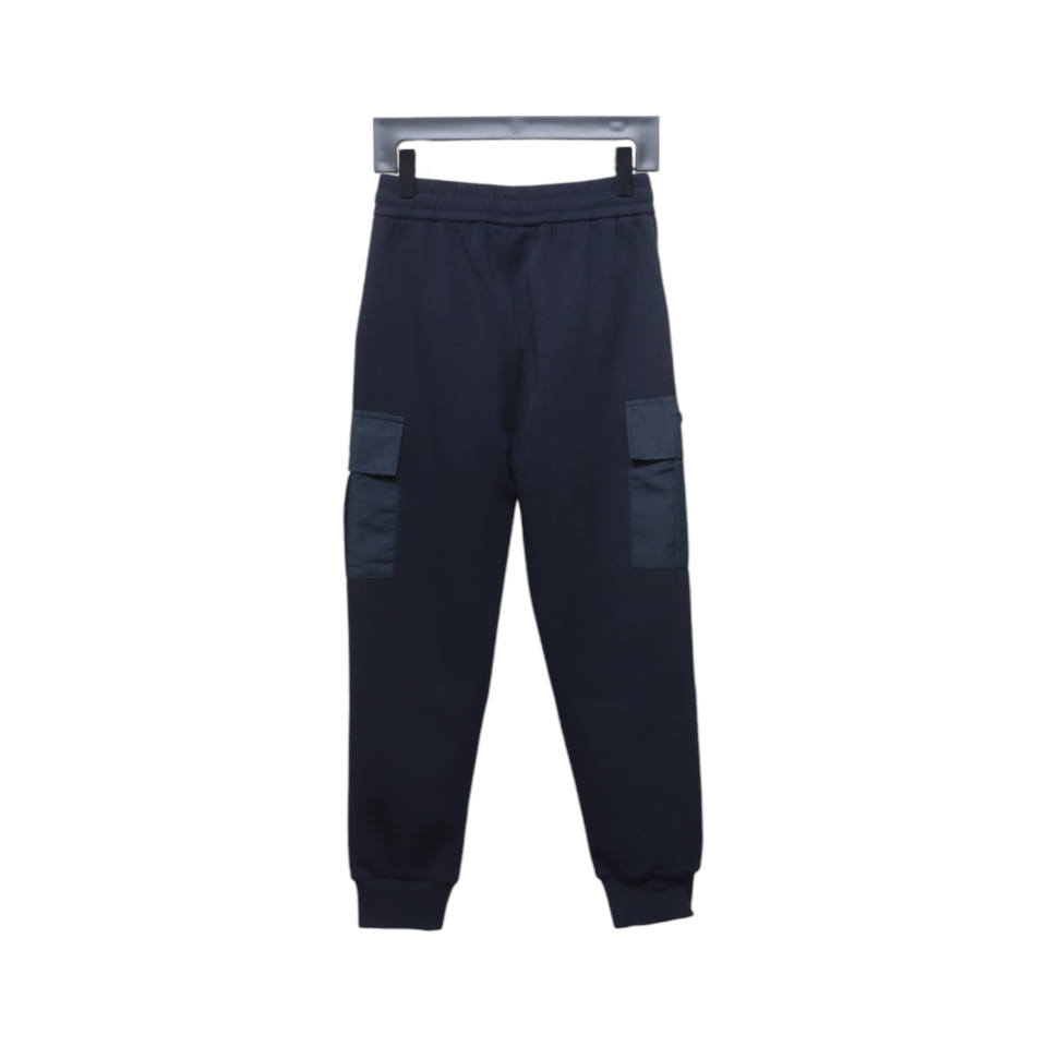 Prada Pocket Triangle Logo Cargo Trousers Dark Blue