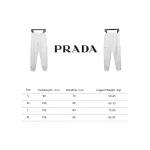 Prada Pocket Triangle Logo Cargo Trousers White
