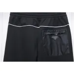 Prada Pocket Triangle Logo Space Cotton Trousers
