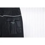 Prada Pocket Triangle Logo Space Cotton Trousers