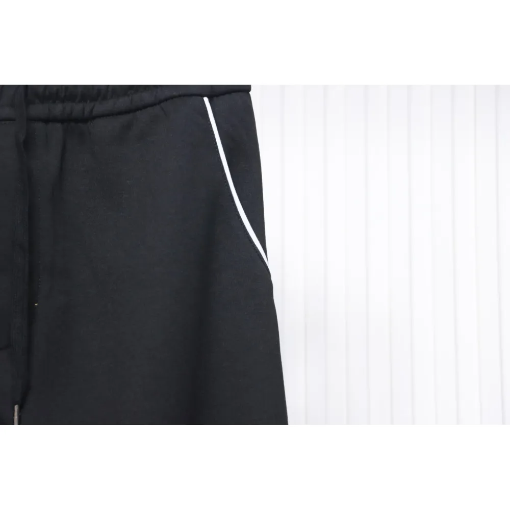 Prada Pocket Triangle Logo Space Cotton Trousers