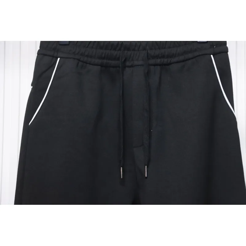 Prada Pocket Triangle Logo Space Cotton Trousers