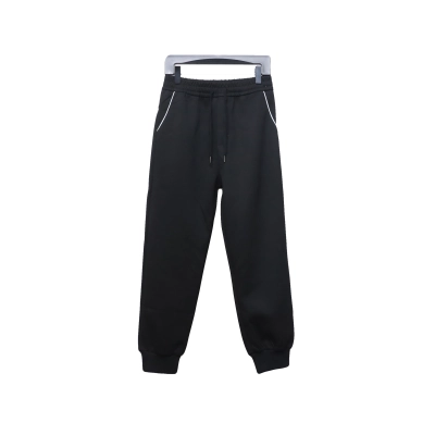 Prada Pocket Triangle Logo Space Cotton Trousers 01