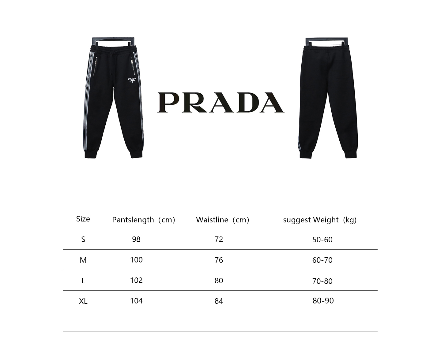 Prada Pocket Zip Side Weave Trousers
