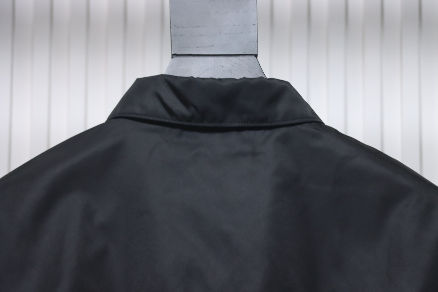 Prada Re-Nylon Pocket Triangle Logo Nylon Shirt Jacket