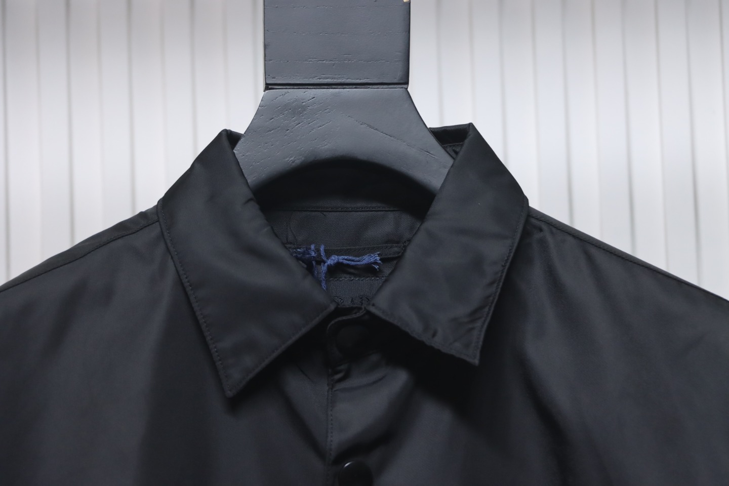 Prada Re-Nylon Pocket Triangle Logo Nylon Shirt Jacket