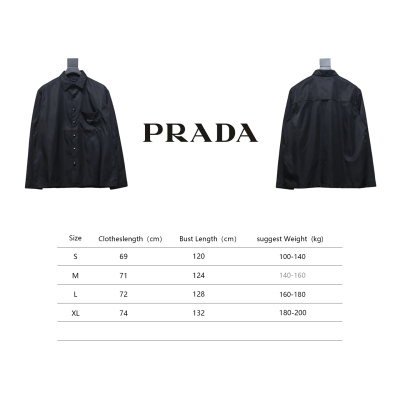 Prada Re-Nylon Pocket Triangle Logo Nylon Shirt Jacket 02
