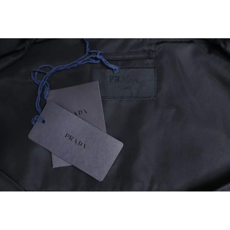 Prada Re-Nylon Pocket Triangle Logo Nylon Shirt Jacket