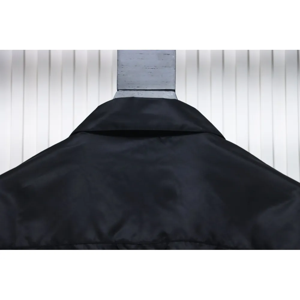 Prada Recycled Nylon Gabardine Shirt Technical Jacket