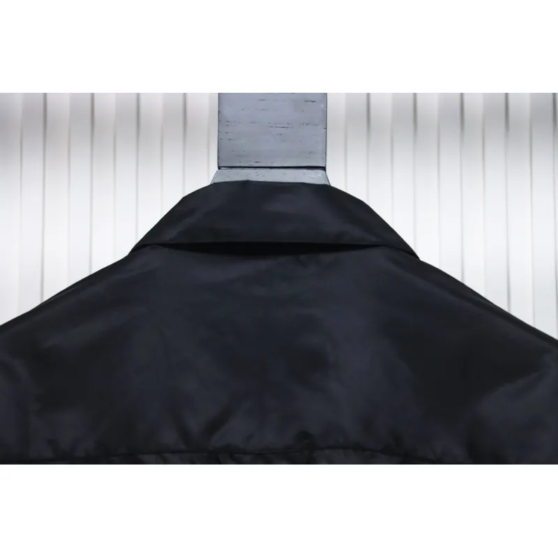 Prada Recycled Nylon Gabardine Shirt Technical Jacket