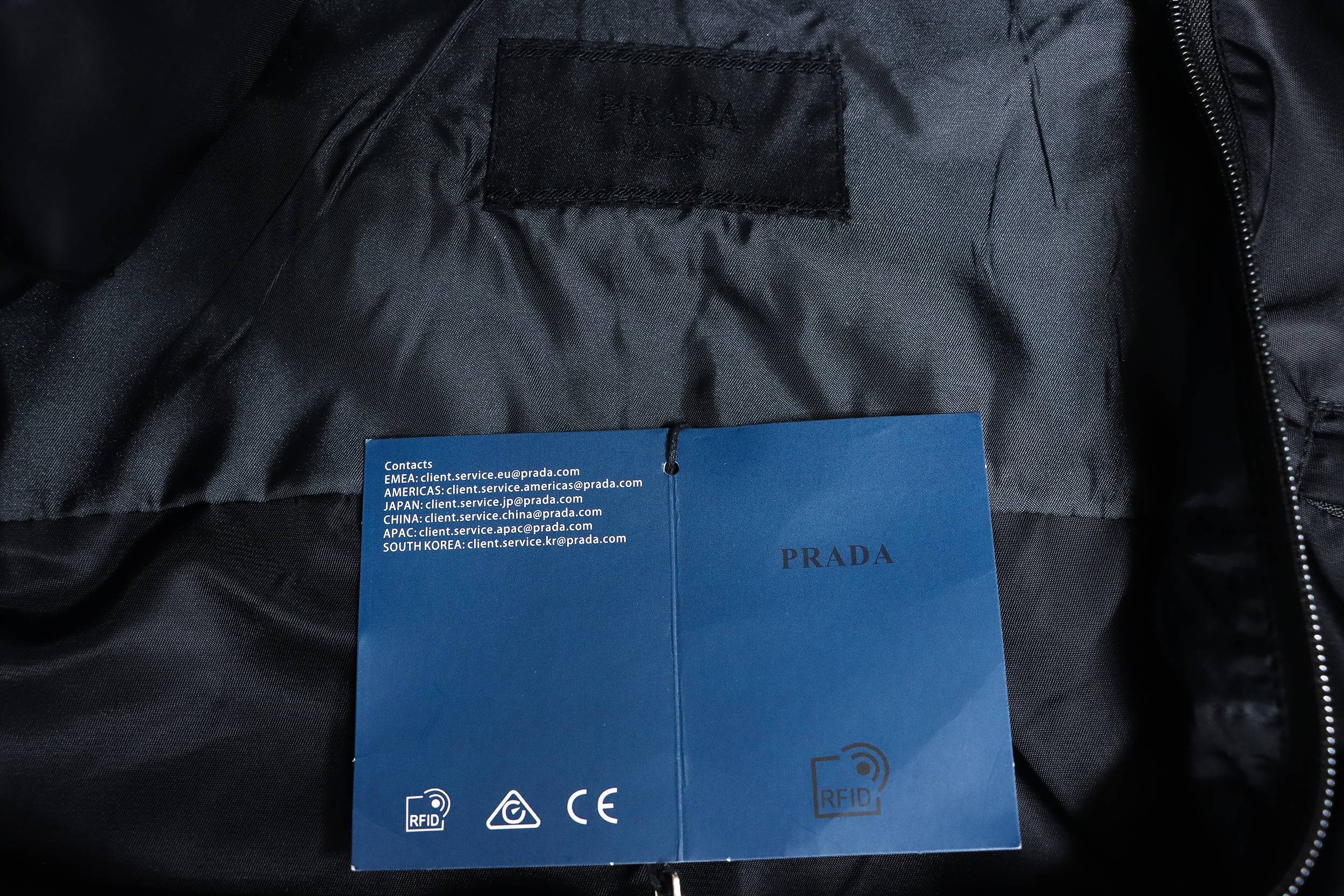 Prada Recycled Nylon Gabardine Shirt Technical Jacket