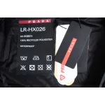Prada Red Stripe Logo Down Jacket