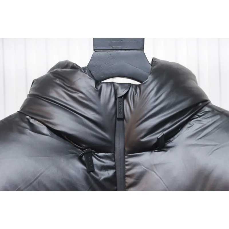 Prada Red Stripe Logo Down Jacket