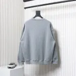 Prada Round Neck Hoodie With Triangle Logo On The Neckline