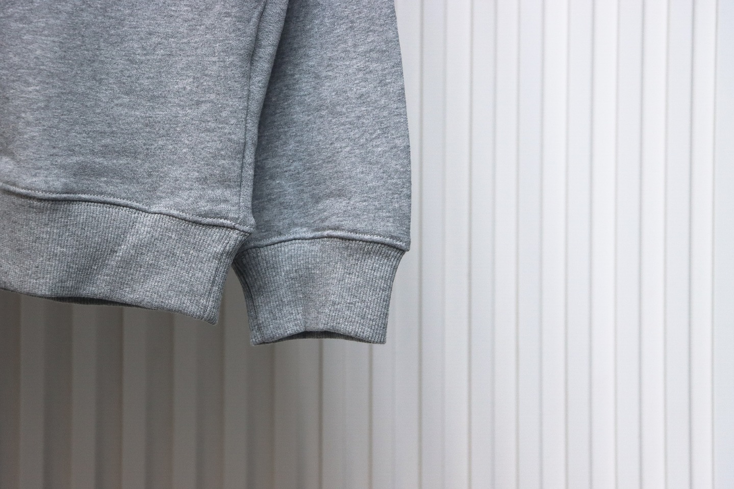 Prada Round Neck Hoodie With Triangle Logo On The Neckline