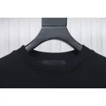 Prada Shadow Small Embroidery Crewneck Hoodie