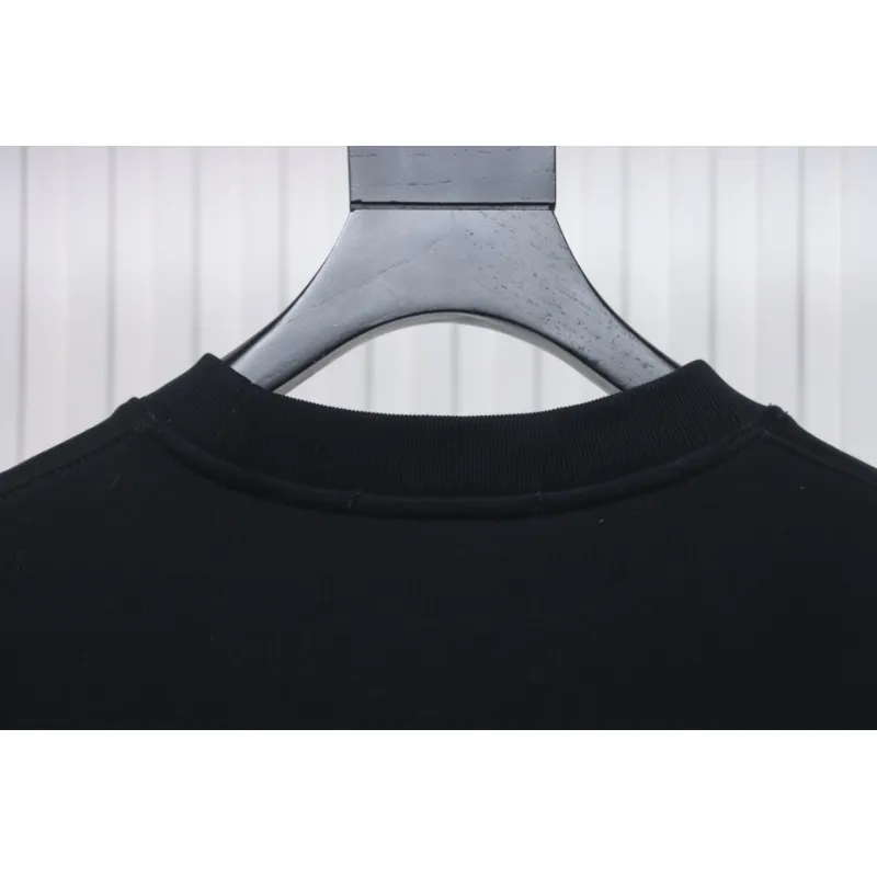 Prada Shadow Small Embroidery Crewneck Hoodie
