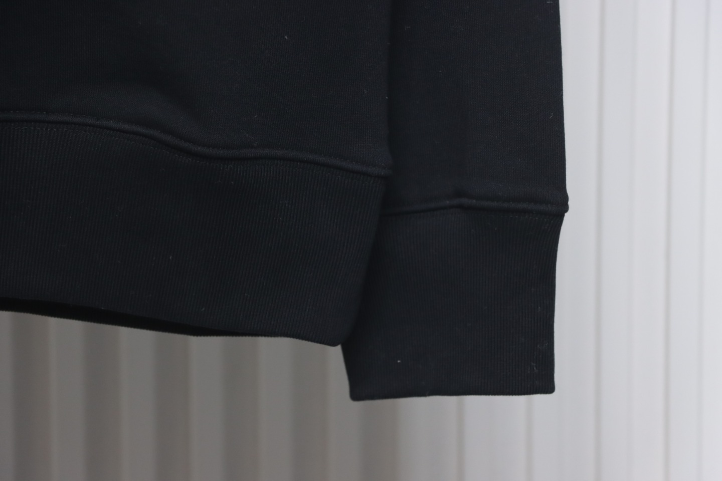 Prada Shadow Small Embroidery Crewneck Hoodie