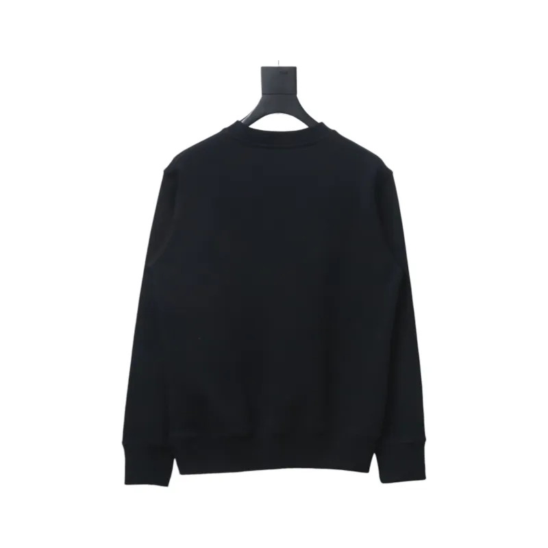 Prada Shadow Small Embroidery Crewneck Hoodie