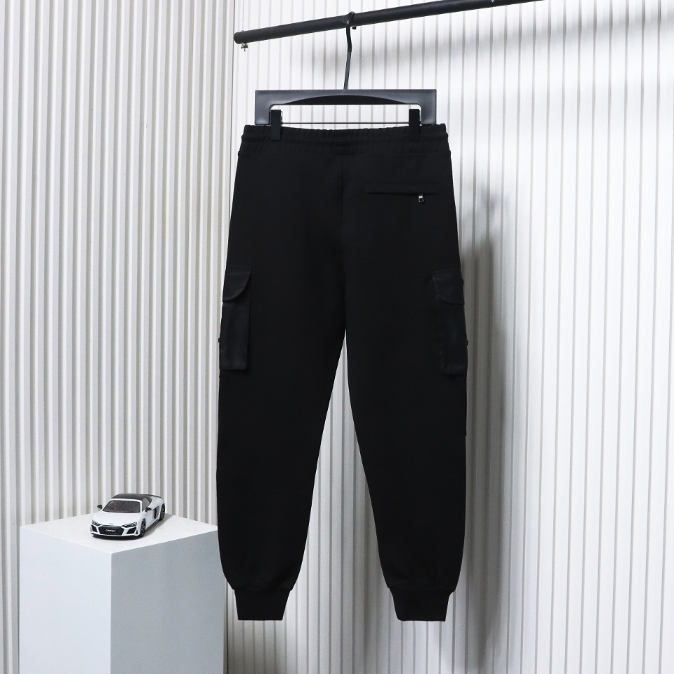 Prada Side Pocket Buckle Cargo Trousers