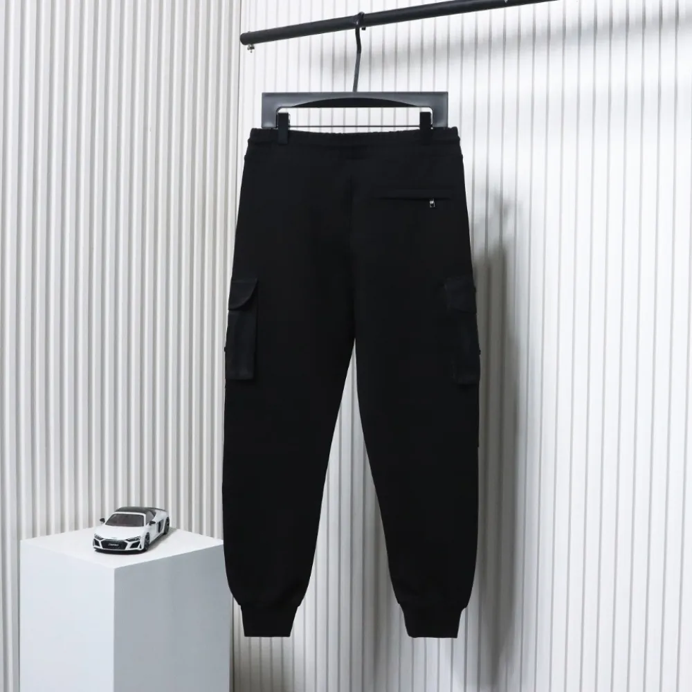 Prada Side Pocket Buckle Cargo Trousers