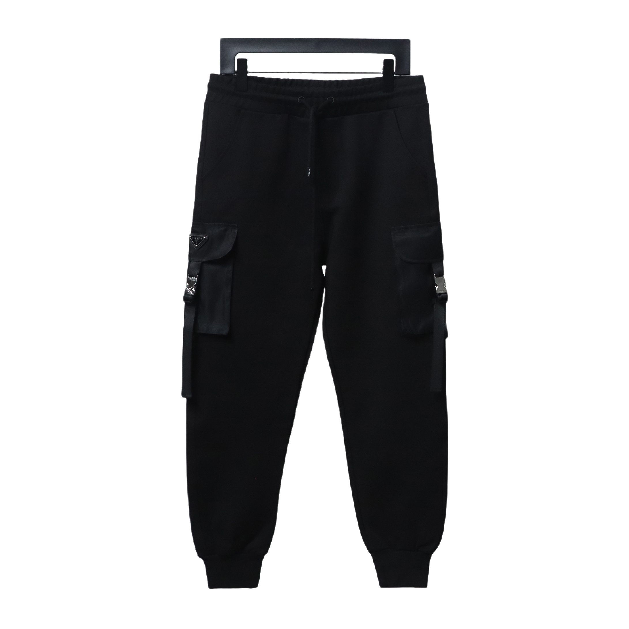 Prada Side Pocket Buckle Cargo Trousers