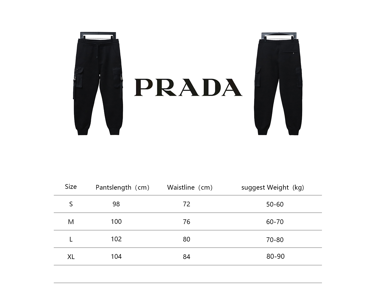 Prada Side Pocket Buckle Cargo Trousers