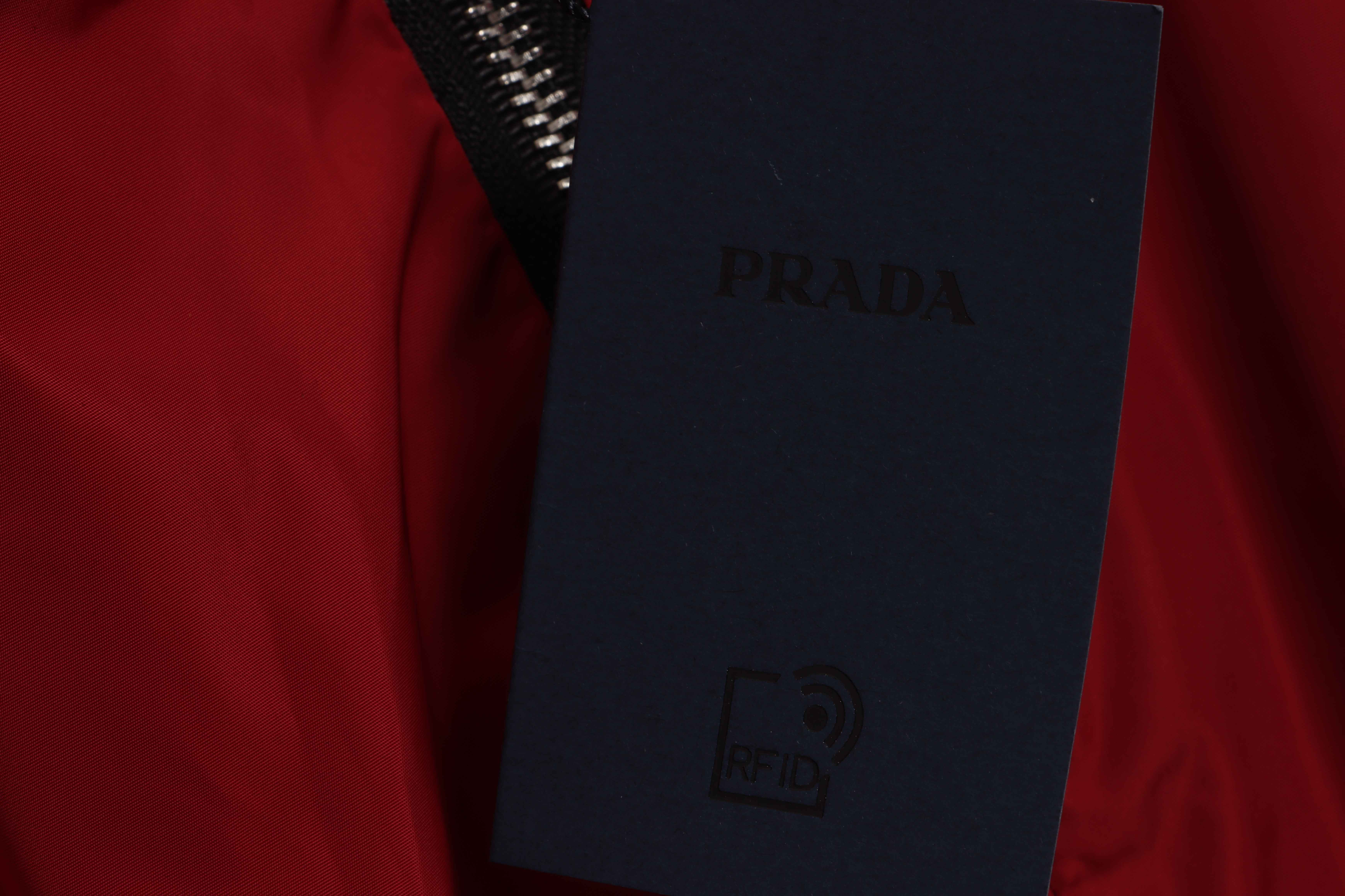 Prada Solid Color Reversible Coat Jacket
