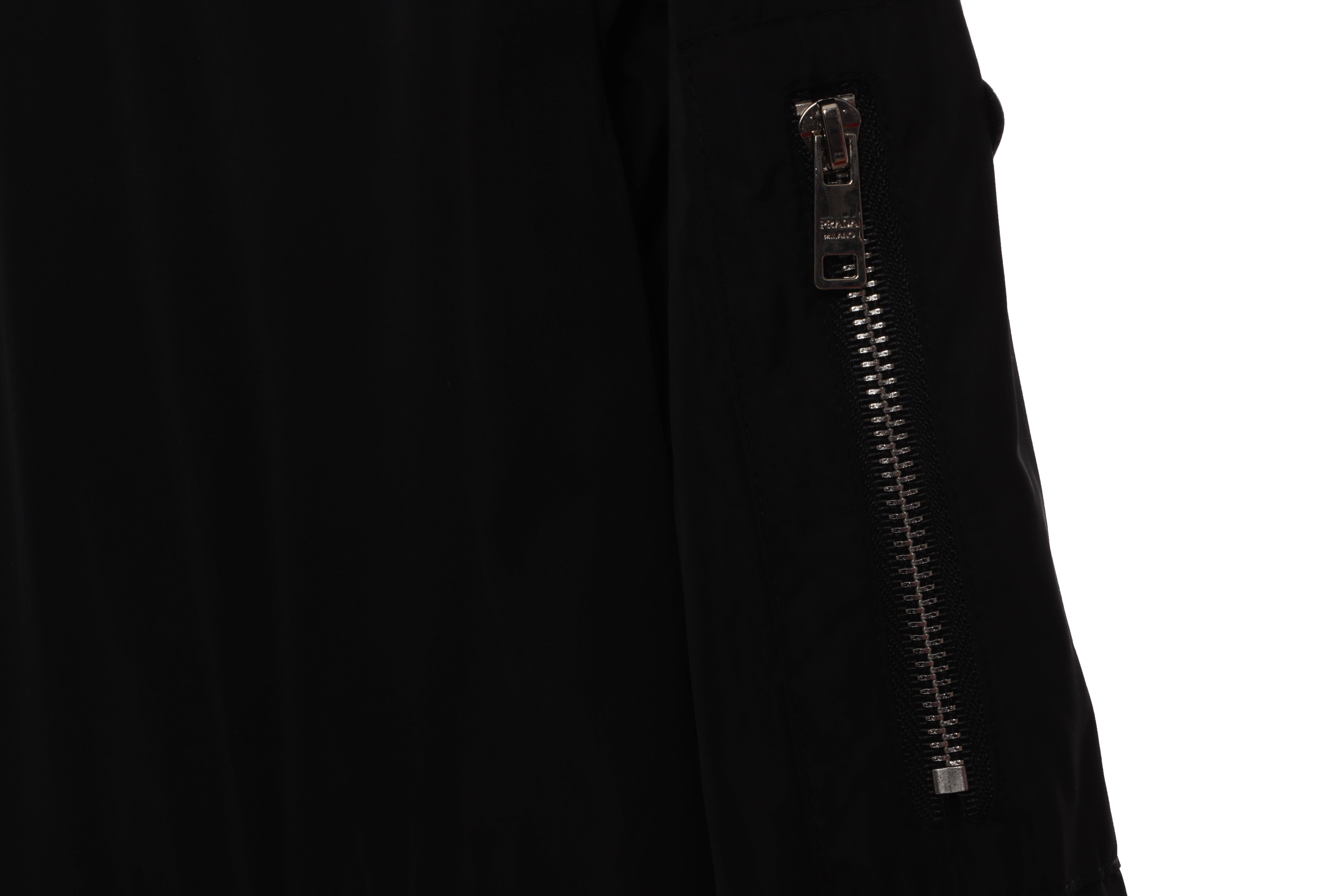 Prada Solid Color Reversible Coat Jacket