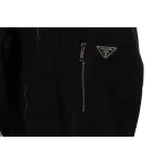 Prada Solid Color Reversible Coat Jacket