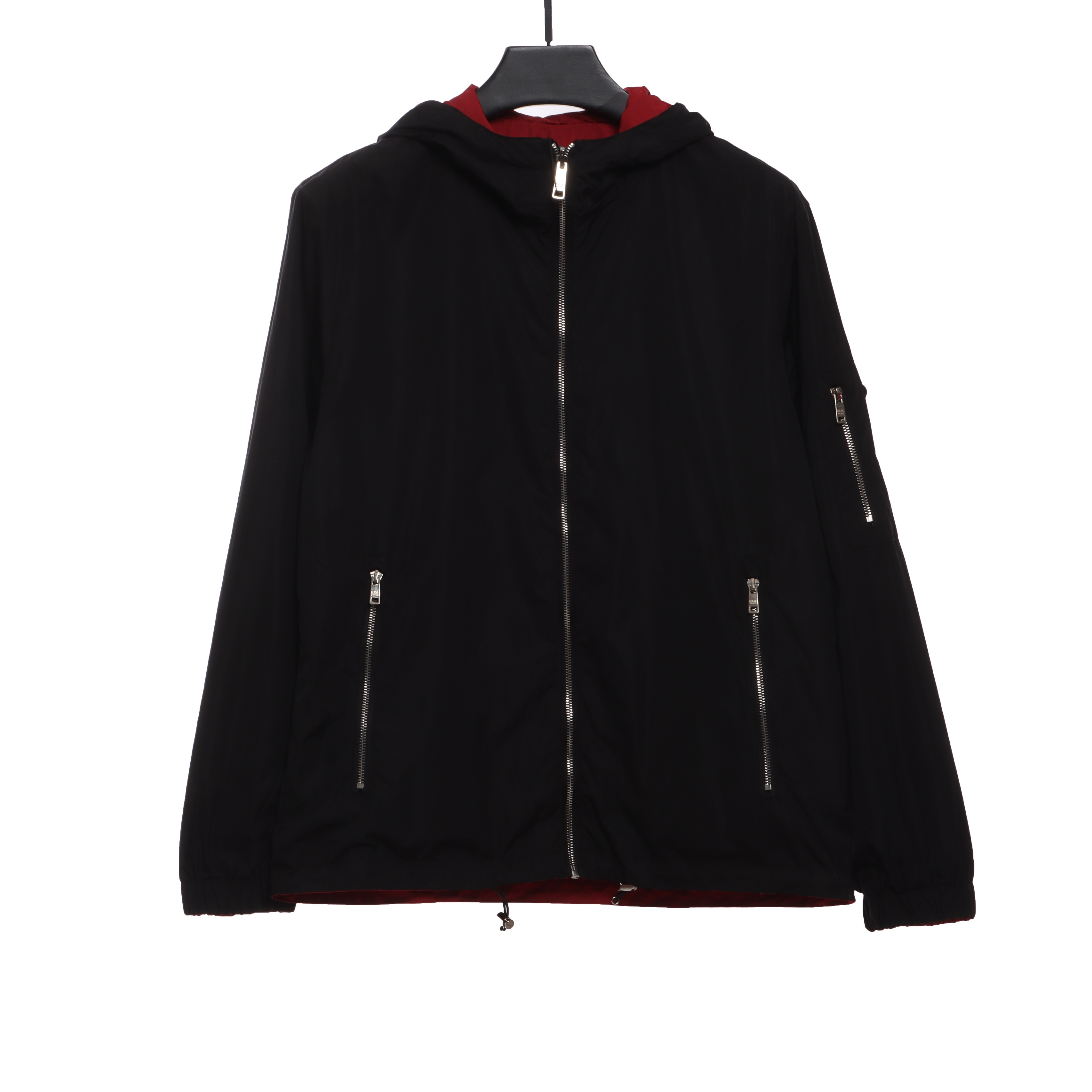 Prada Solid Color Reversible Coat Jacket