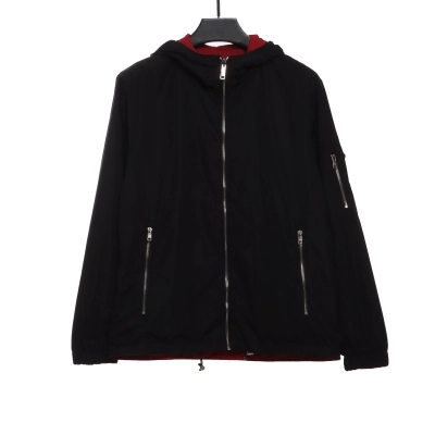Prada Solid Color Reversible Coat Jacket 01
