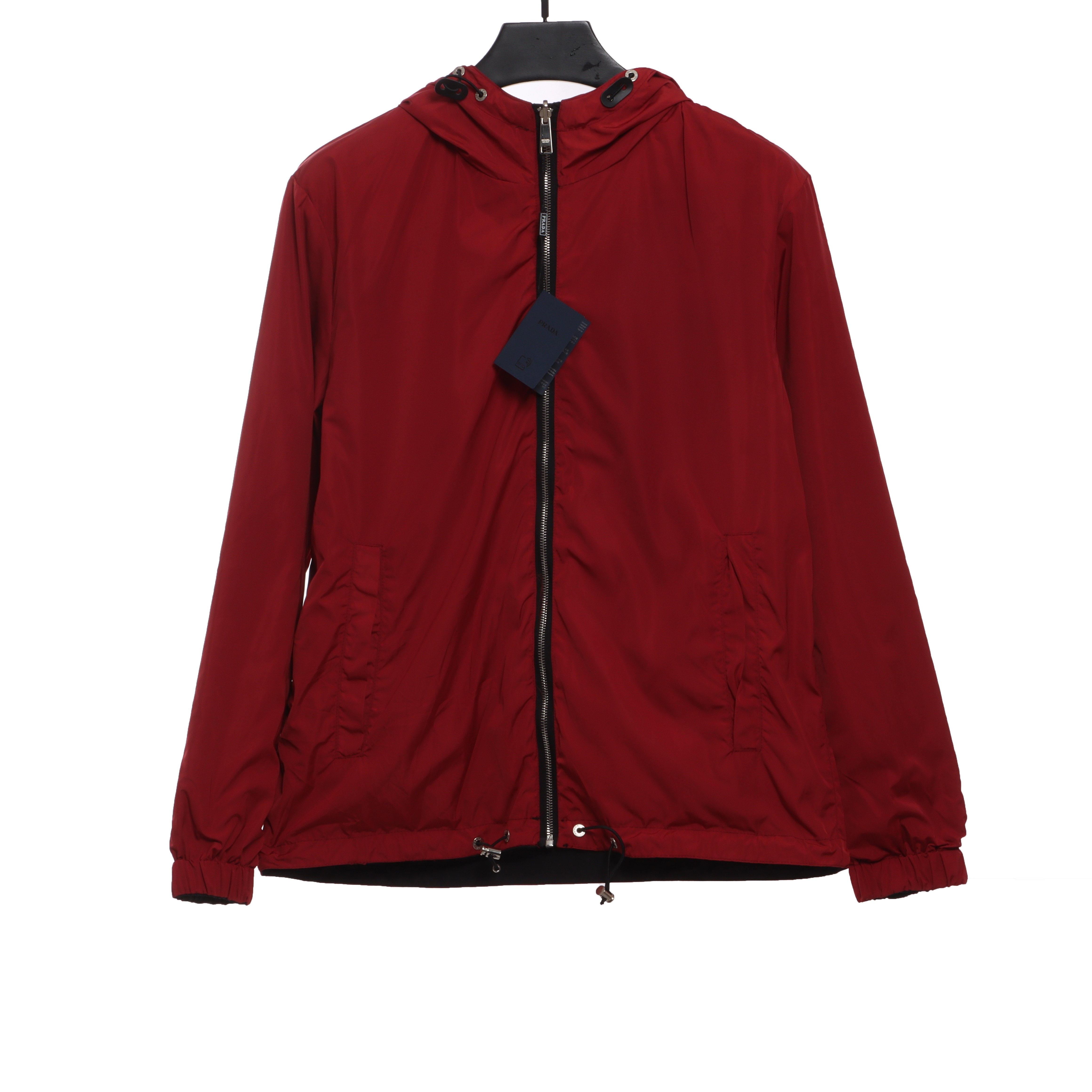 Prada Solid Color Reversible Coat Jacket