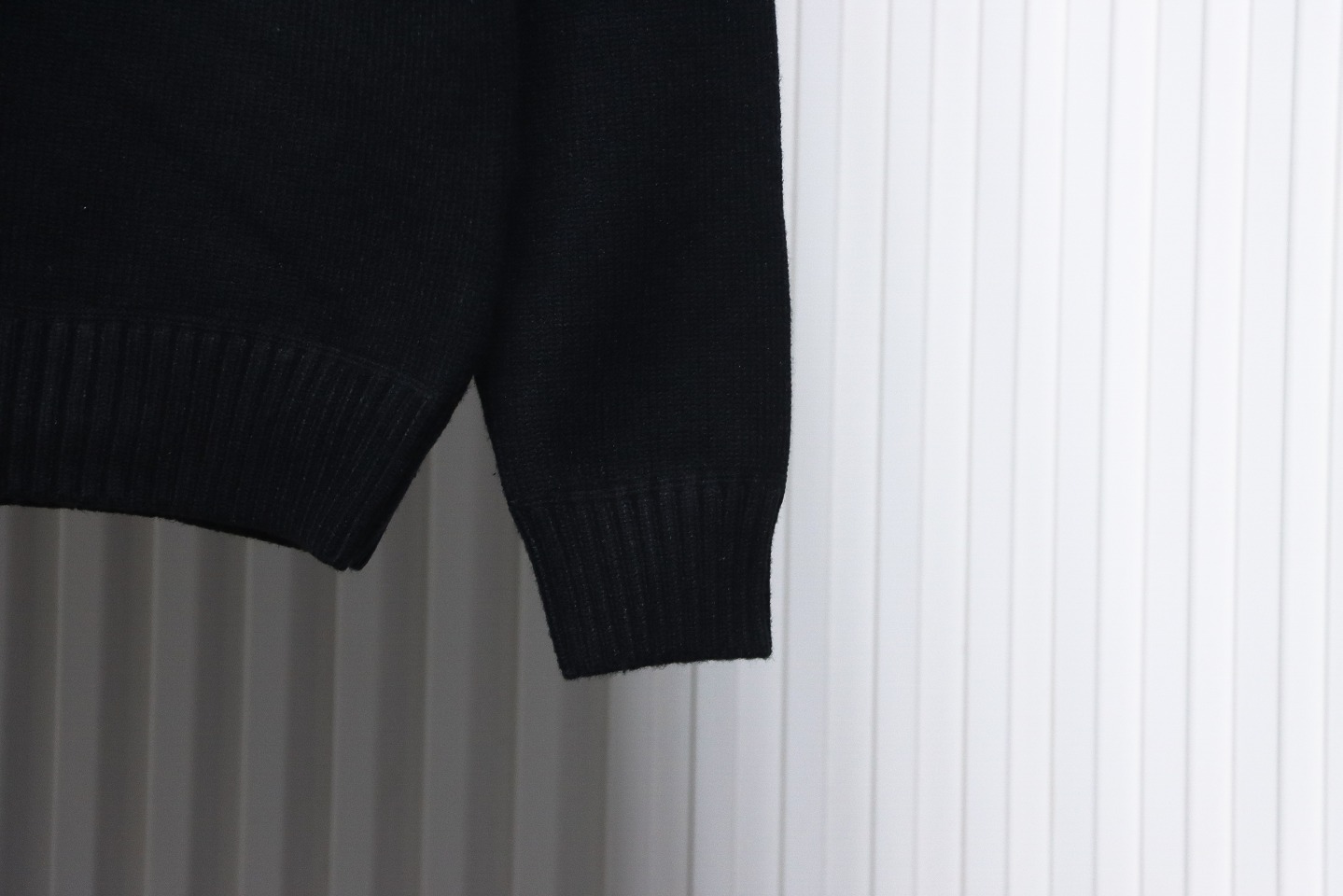 Prada Sweater With Floral Logo On Chest Black