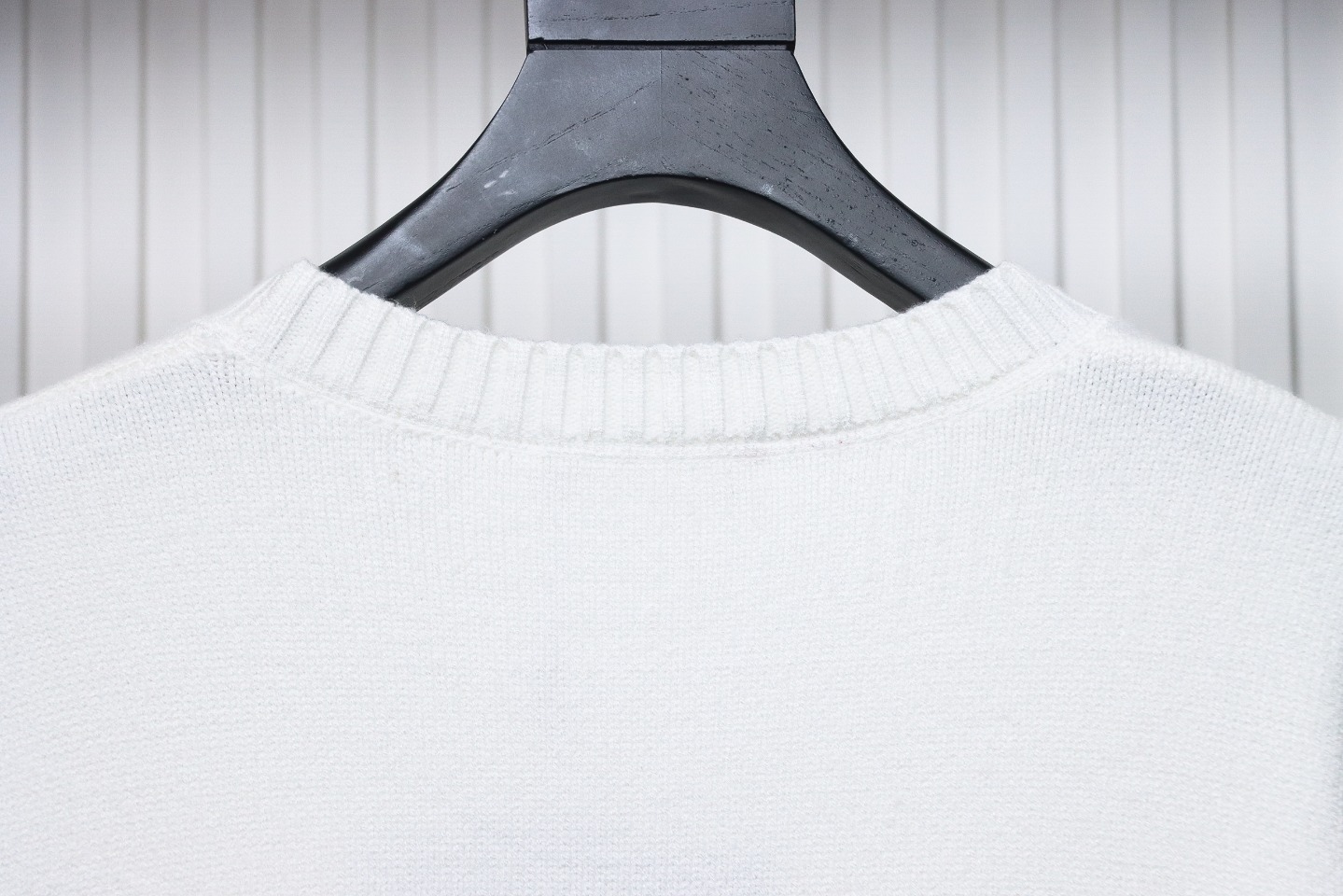 Prada Sweater With Floral Logo On Chest White